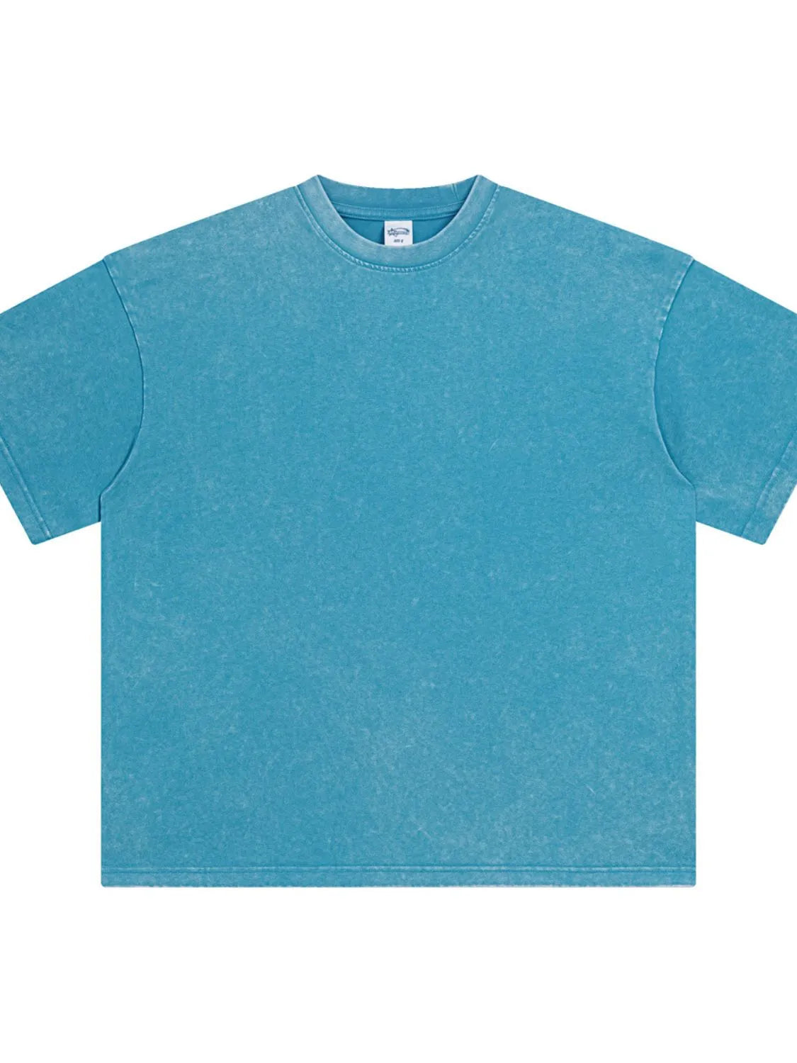 Men's Round Neck Half Sleeve T-Shirt Cerulean