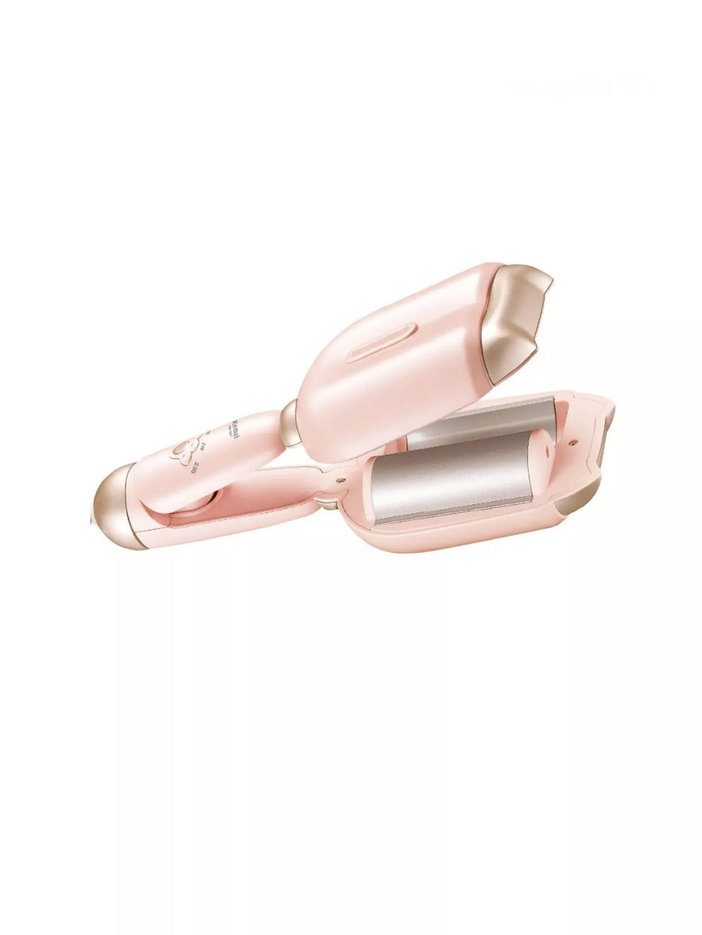 negative ions hair curling iron - detail shot