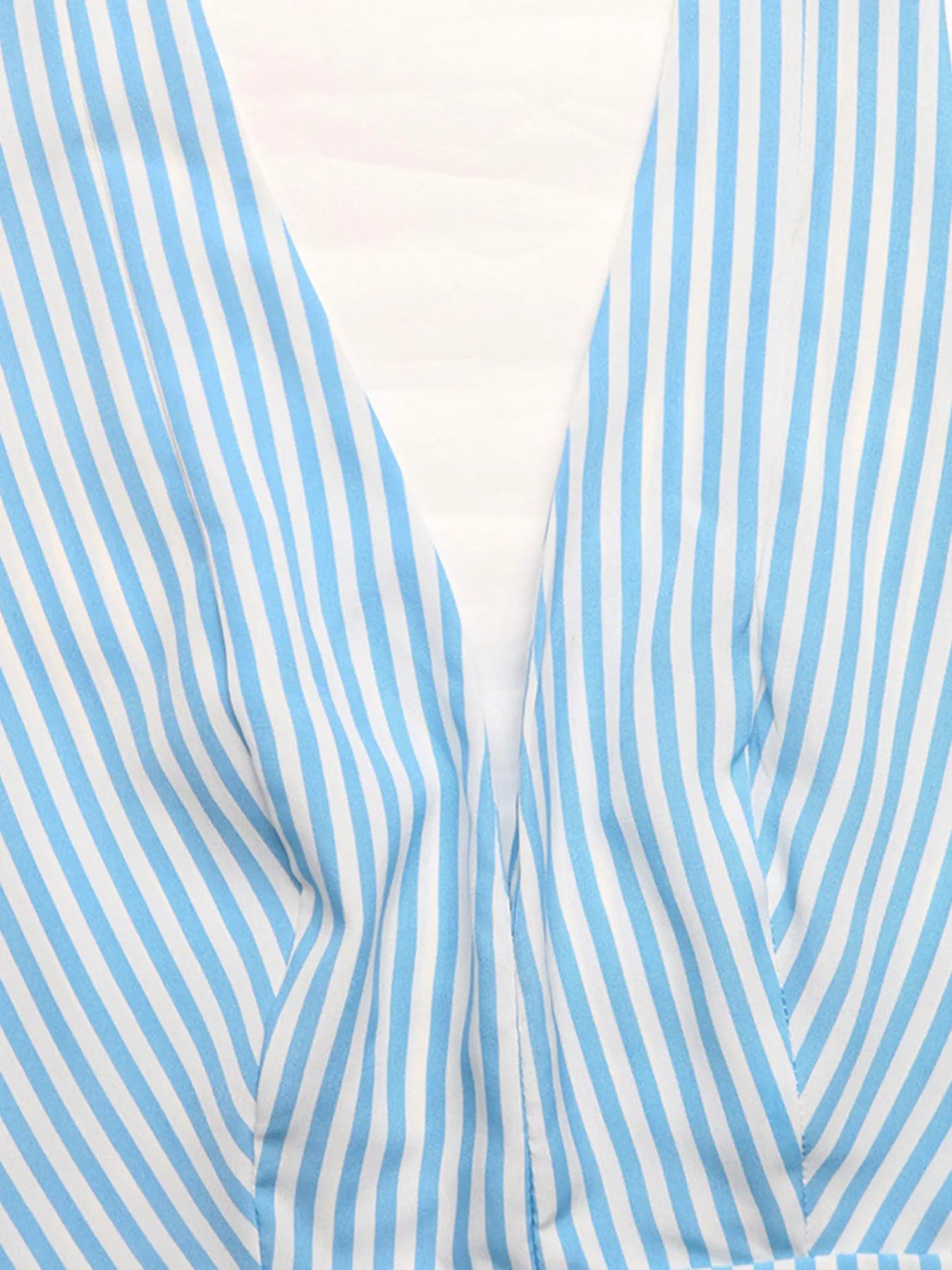 women's crisscross back striped romper - additional image