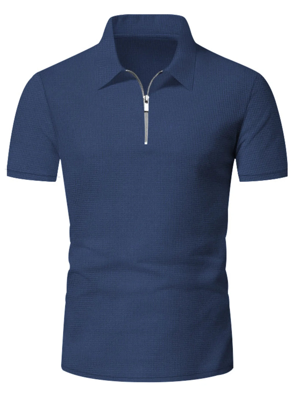 men's men's plus size quarter zip short sleeve top and shorts set - styling option