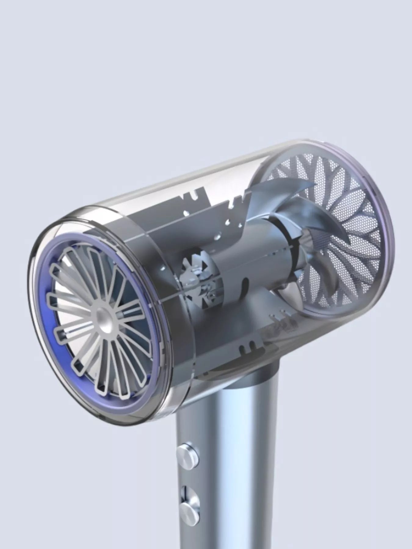 negative ions household hair dryer - additional angle