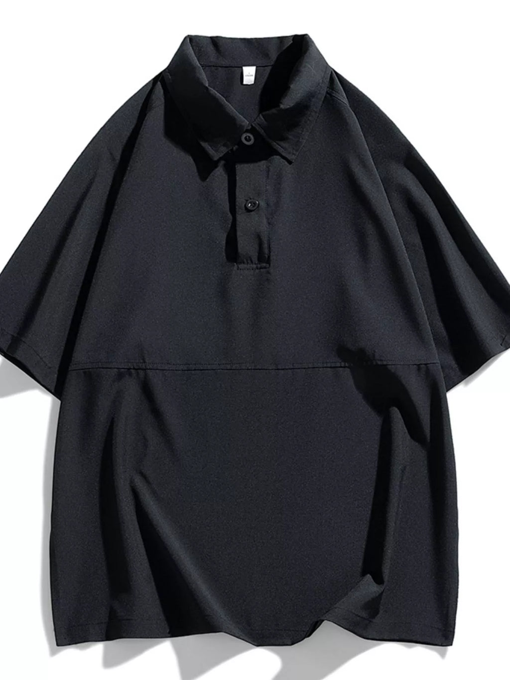 men's men's plus size button detail short sleeve polo - product detail