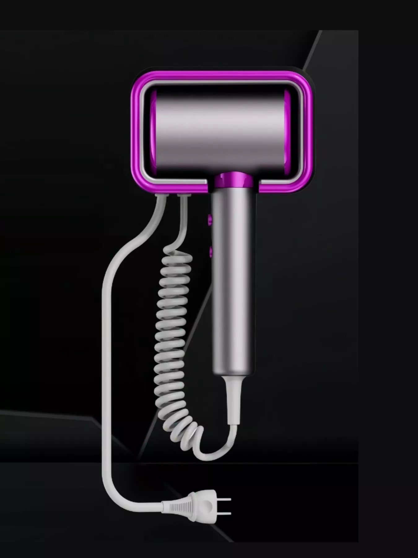 constant temperature household hair dryer - styling option