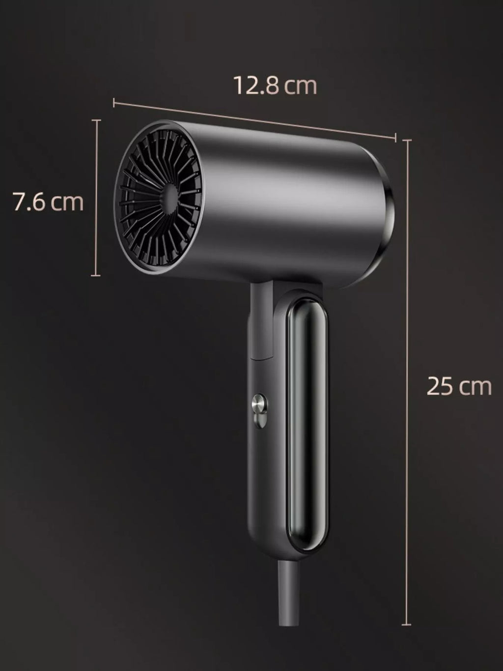 portable negative ion household hair dryer - styling option