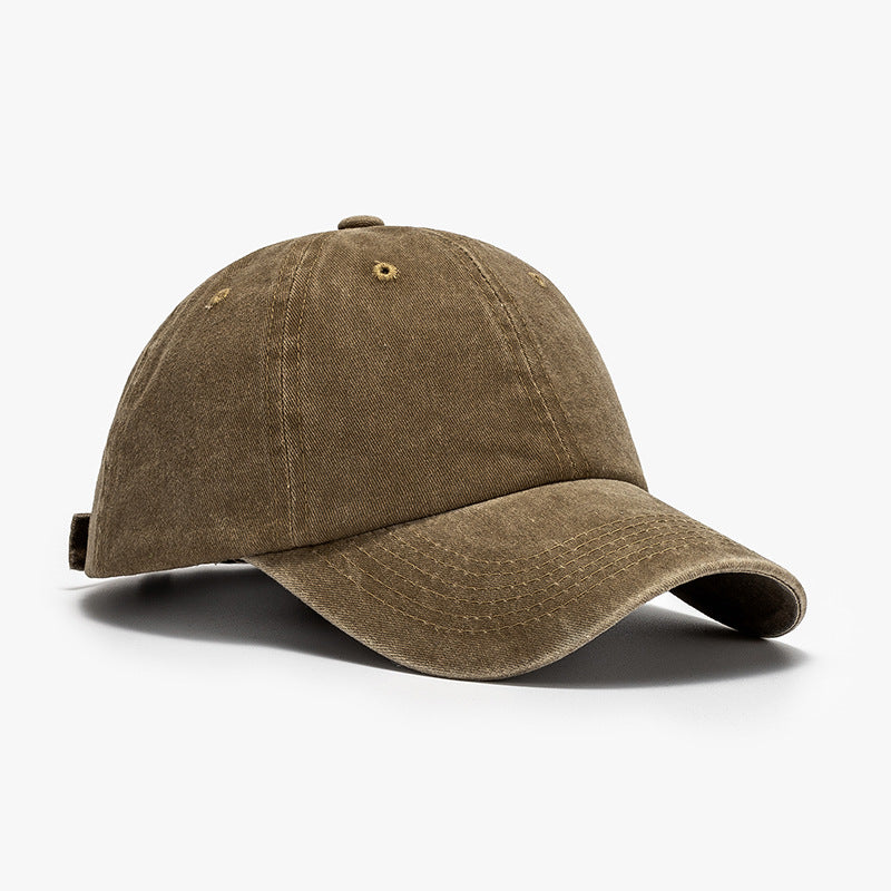 Washed Curved-Brim Baseball Cap