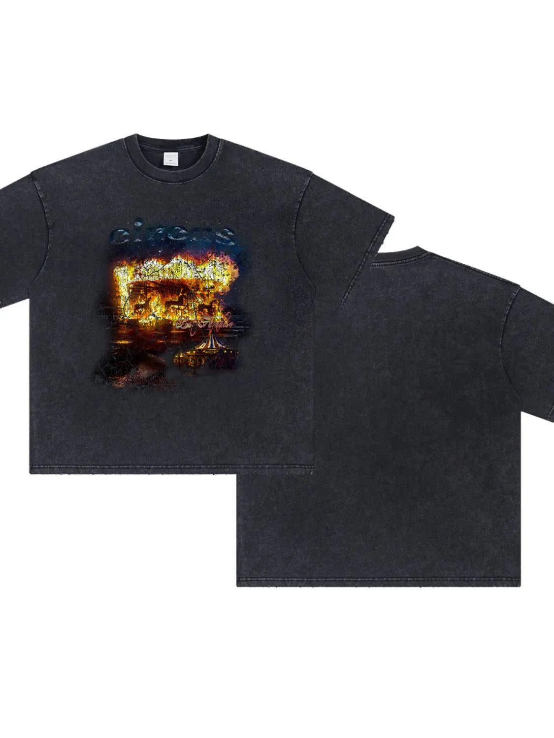 Men's Graphic Round Neck Half Sleeve T-Shirt