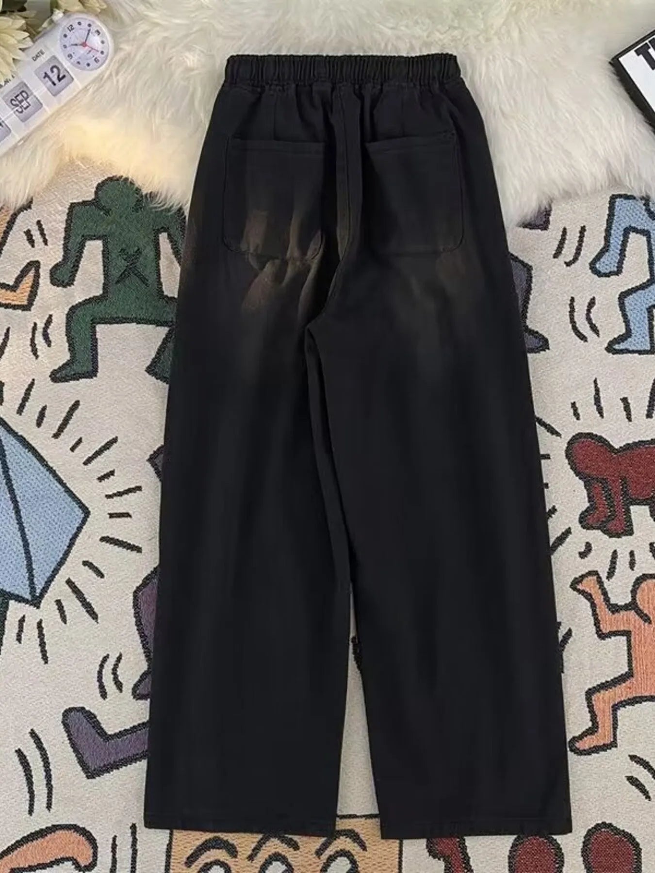 men's men's full size relaxed fit jeans plus size - second view