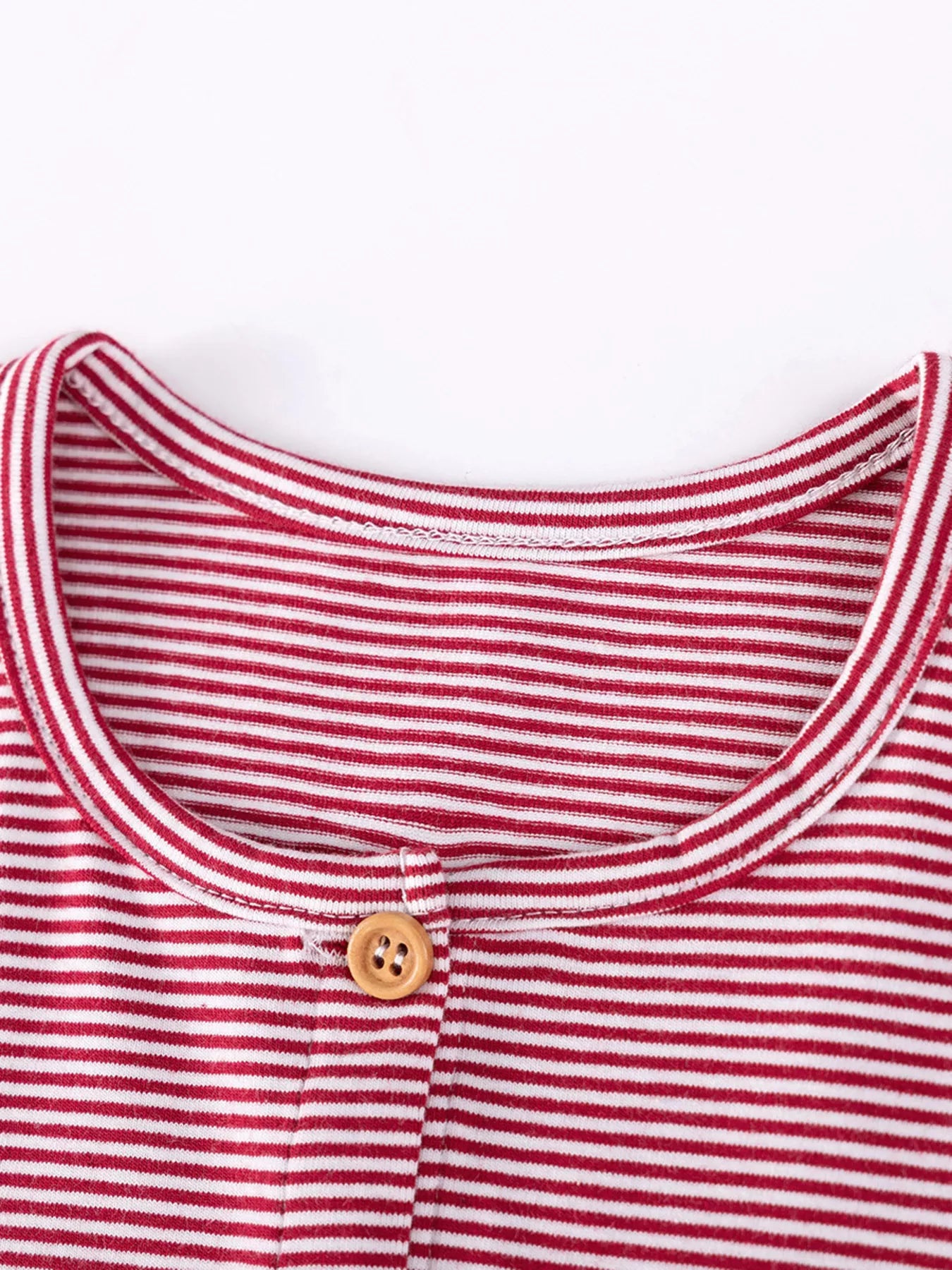 women's children's striped puppy short sleeve casual dress - lifestyle shot