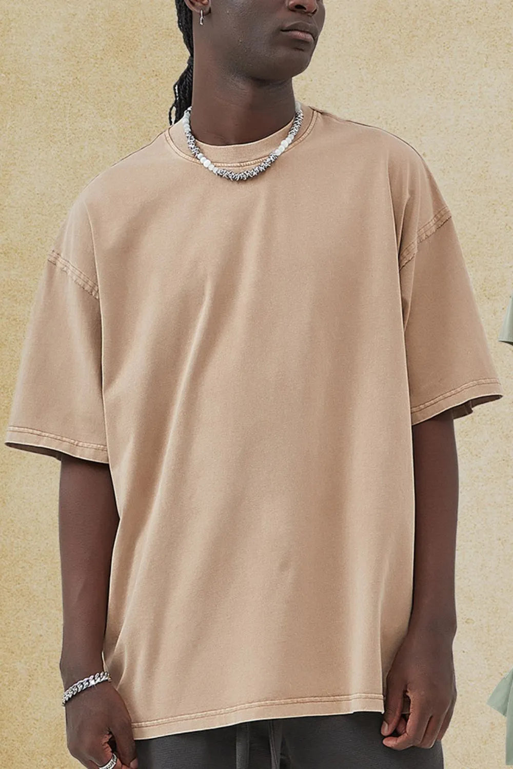 men's round neck half sleeve t-shirt men’s casual tee