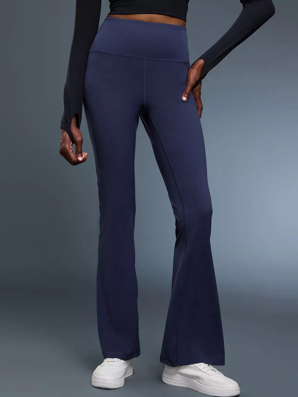 women's high-waisted flare active pants - product detail