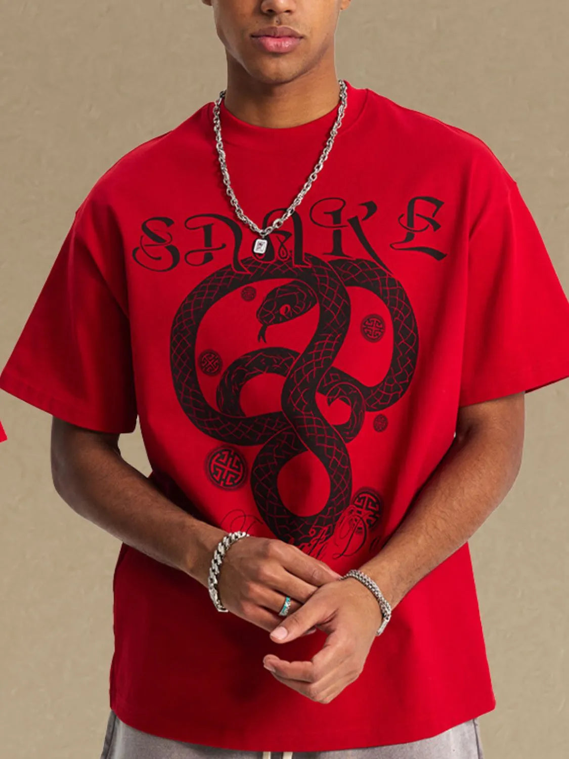 Men's Graphic Round Neck Half Sleeve T-Shirt