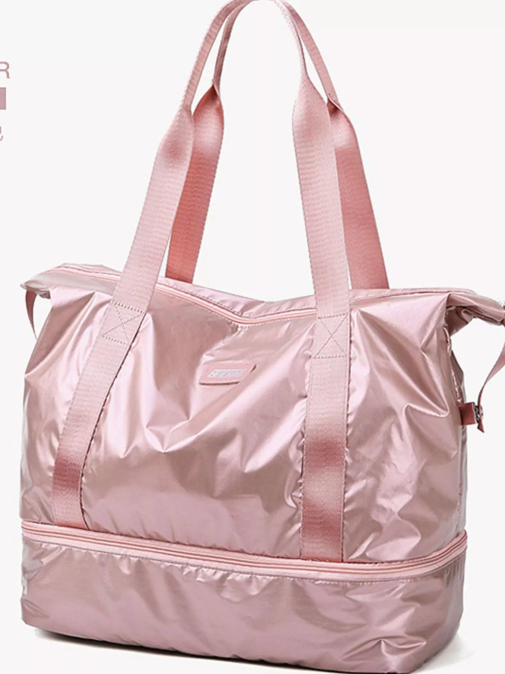 women's waterproof lightweight travel bag - close-up detail