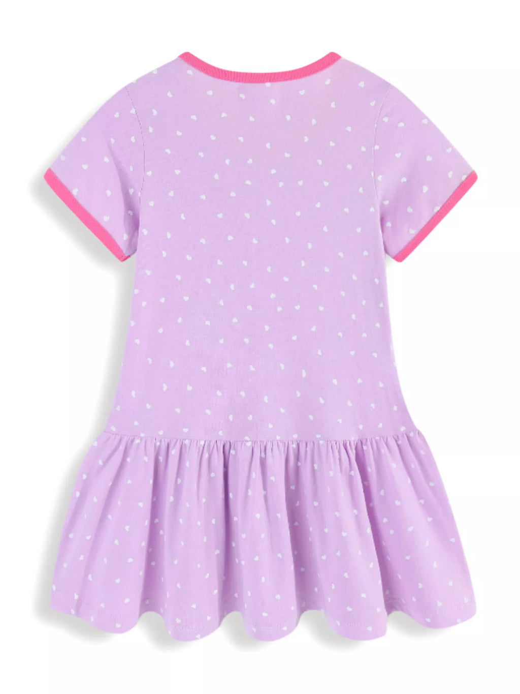 women's children's unicorn & fairy embroidered ruffle hem dress - lifestyle shot