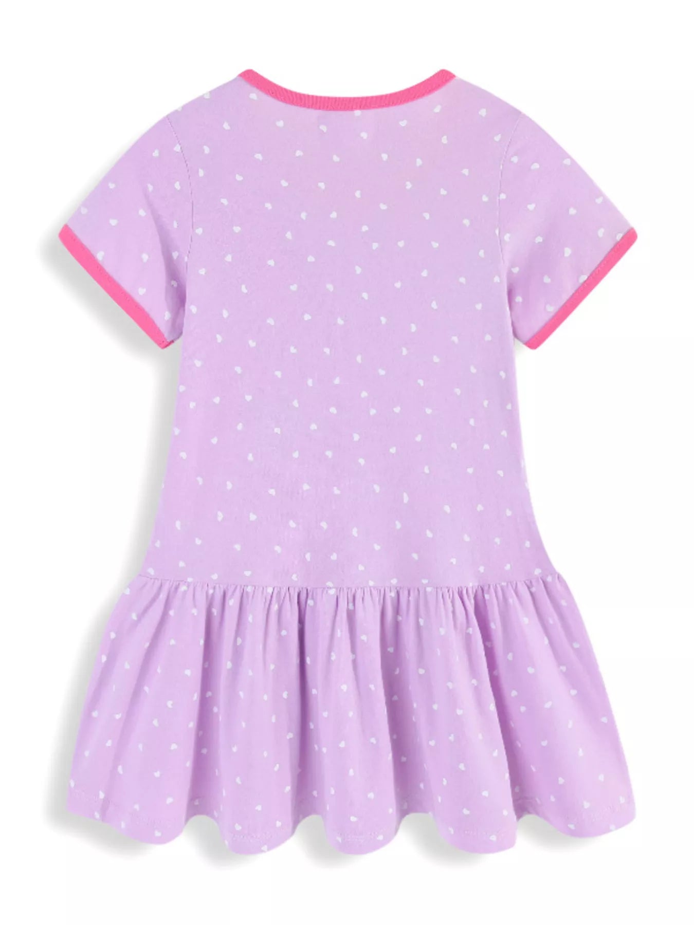 women's children's unicorn & fairy embroidered ruffle hem dress - lifestyle shot