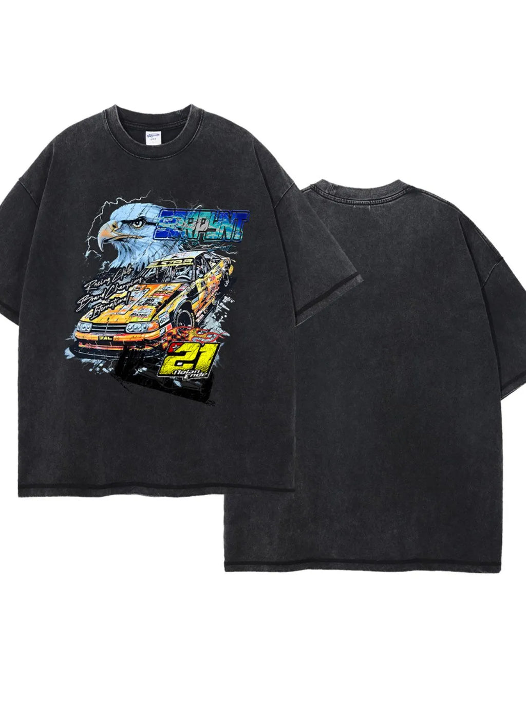 Men's Graphic Round Neck Half Sleeve T-Shirt