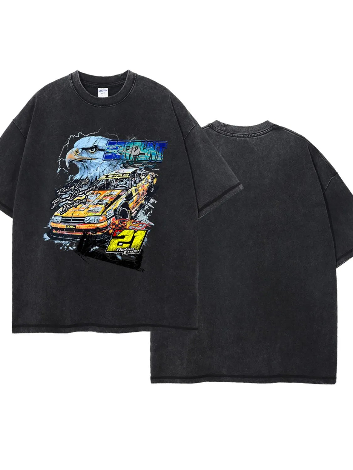 Men's Graphic Round Neck Half Sleeve T-Shirt