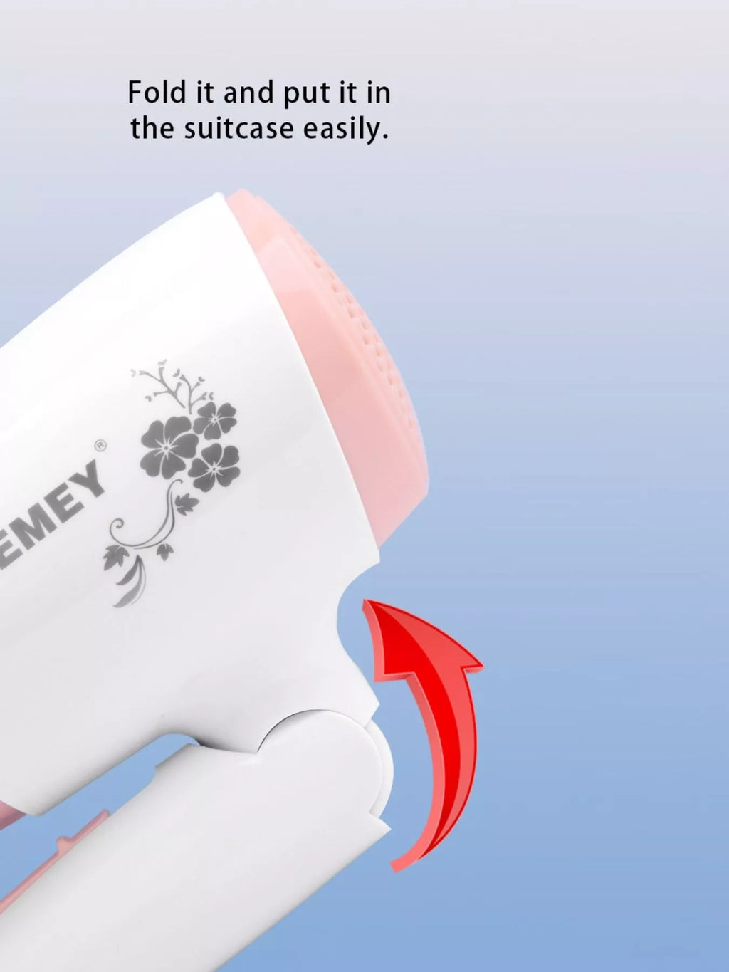 portable lightweight household hair dryer - lifestyle shot