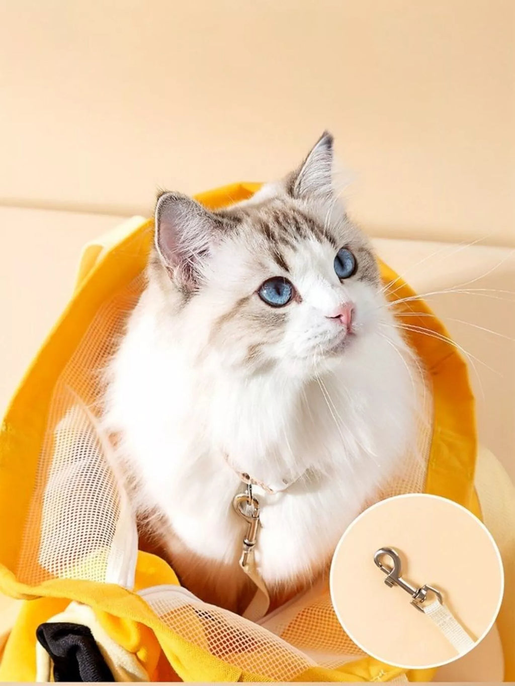 portable breathable pet bag - styling option