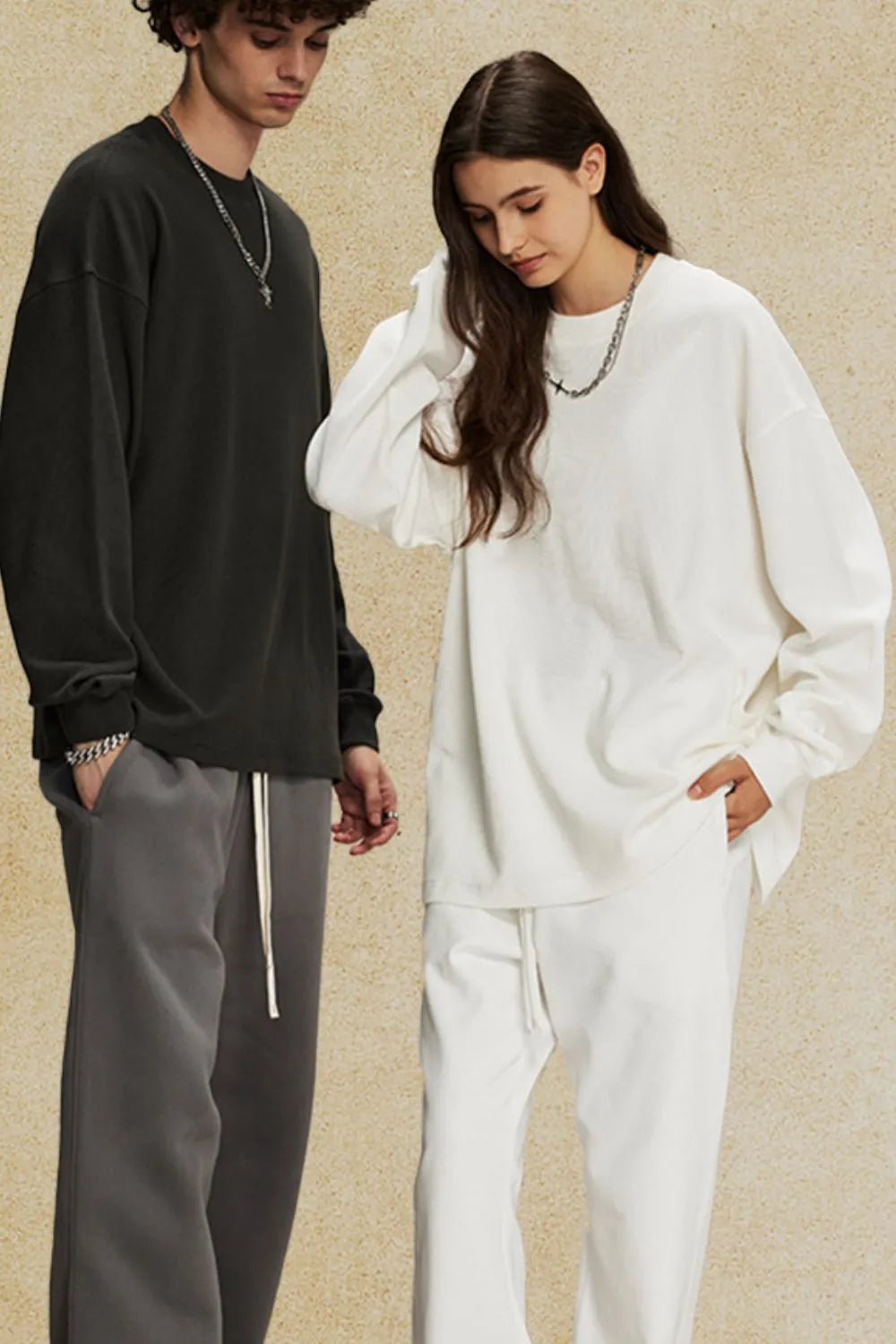 Men's Round Neck Long Sleeve T-Shirt