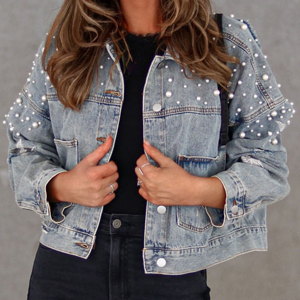 snap-front winter jacket for women for cold commutes