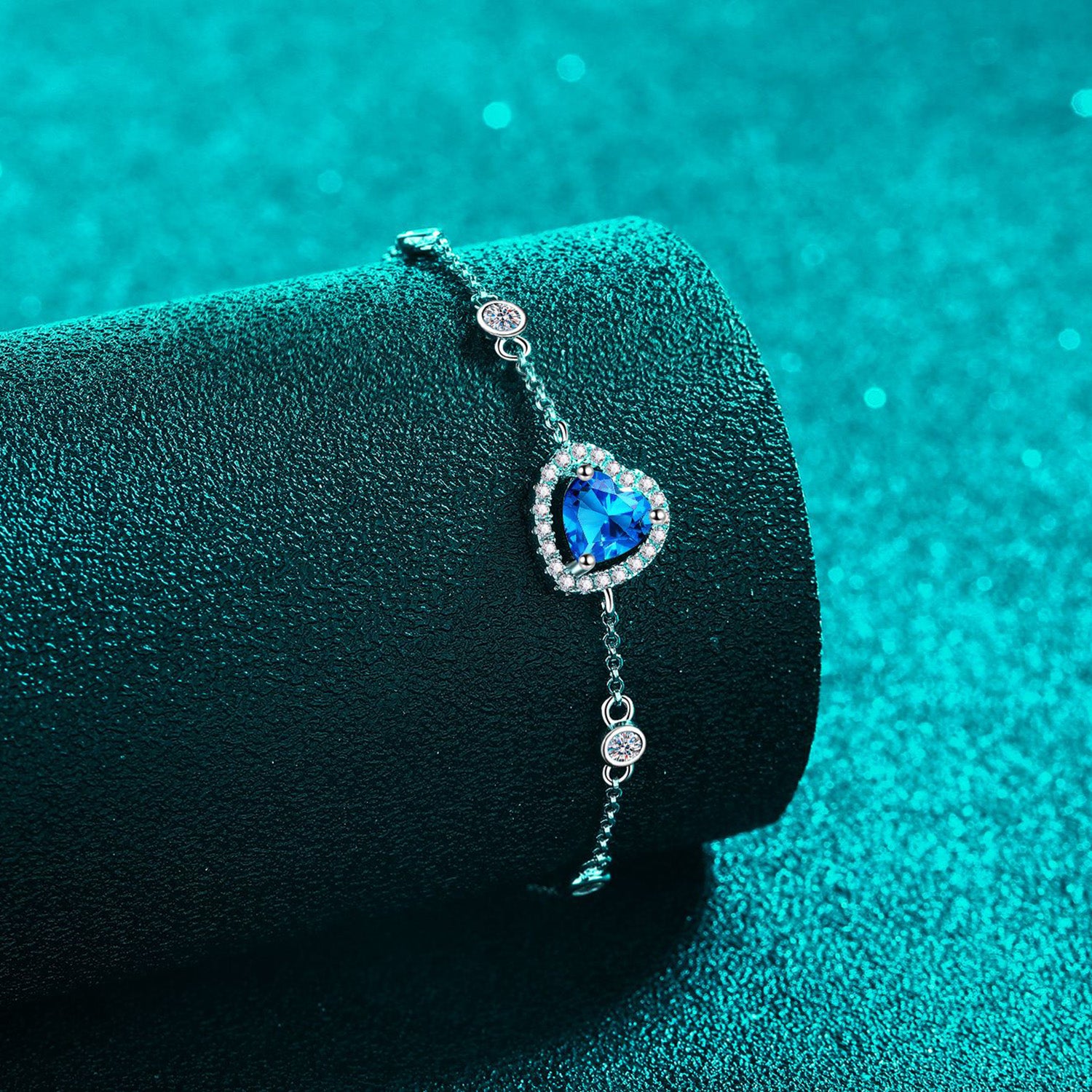 Elegant wristwear: moissanite tennis bracelet in sterling silver, styled with evening fashion – Donjane