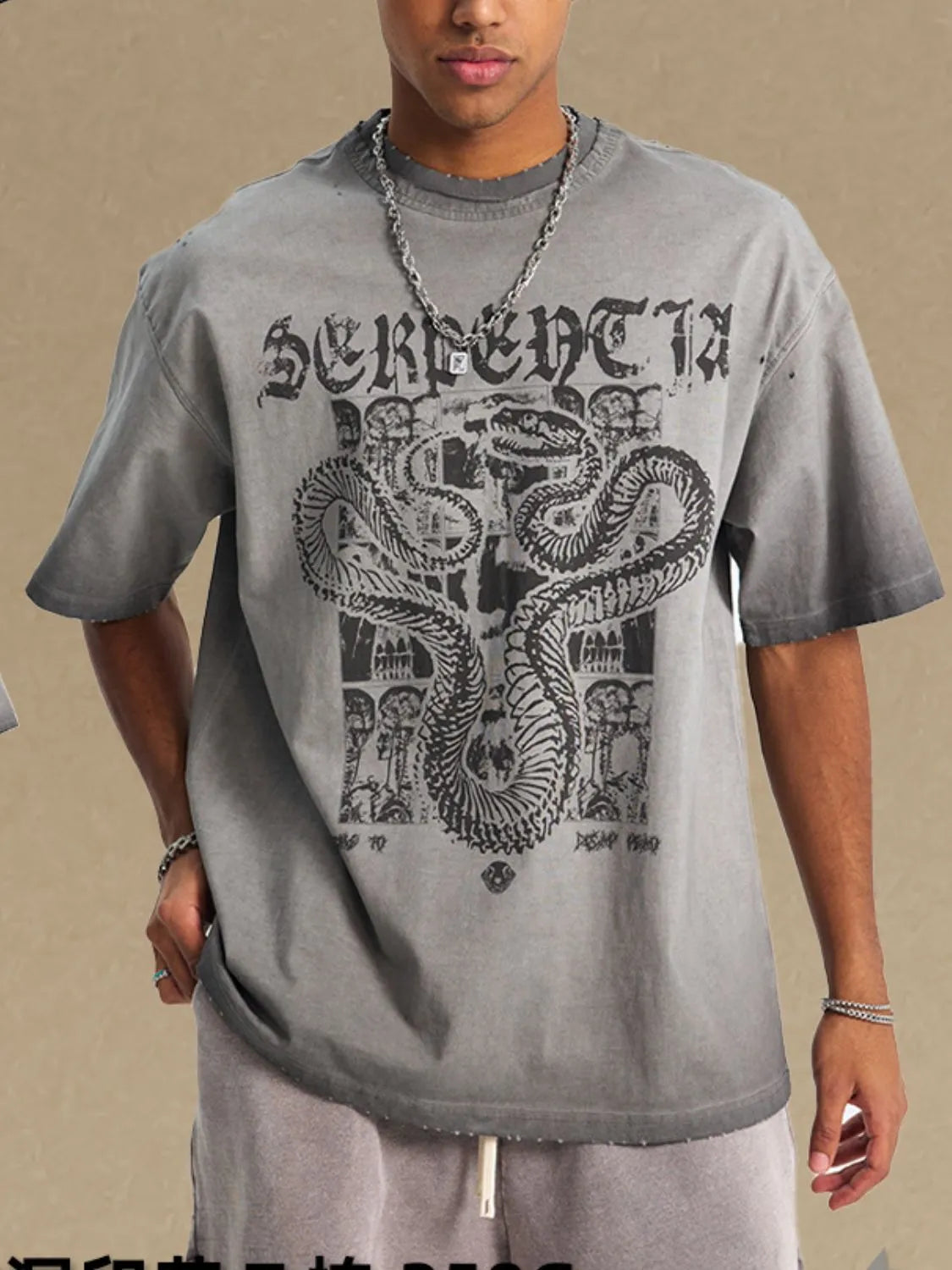 Men's Graphic Round Neck Half Sleeve T-Shirt
