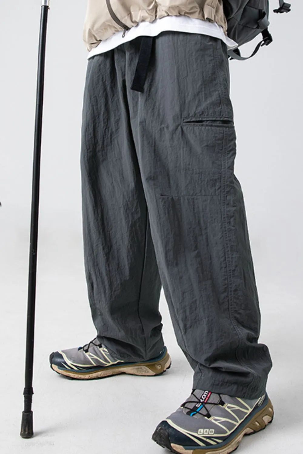 men's plus size elastic waist pants — men’s apparel view
