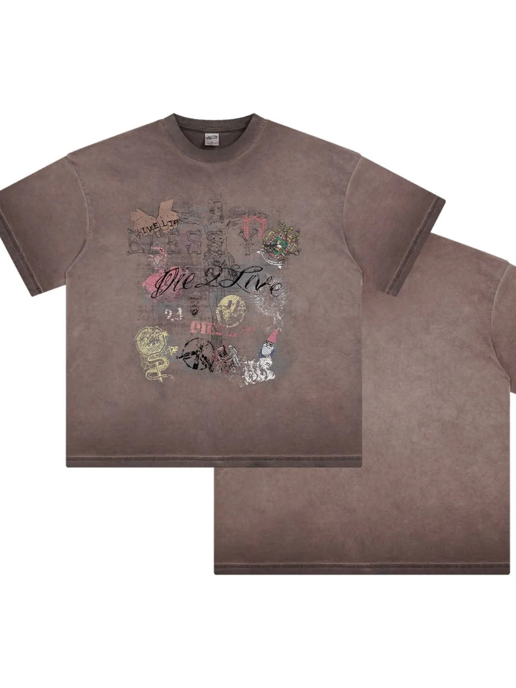 Men's Graphic Round Neck Half Sleeve T-Shirt