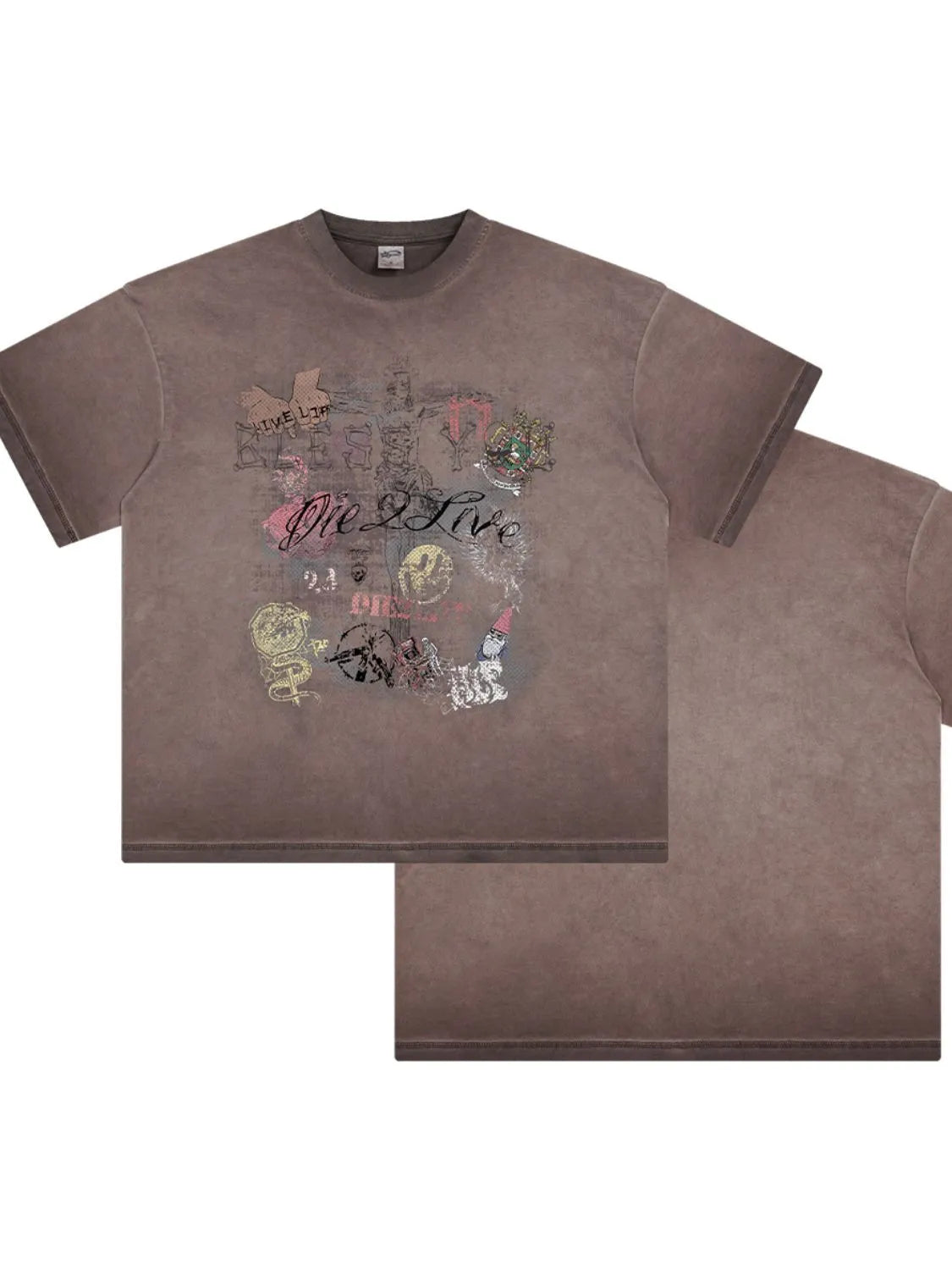 Men's Graphic Round Neck Half Sleeve T-Shirt