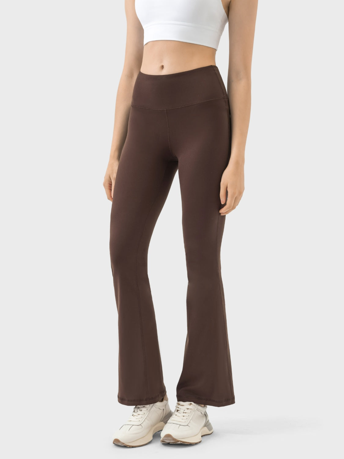 Millennia High Waist Active Pants Chocolate