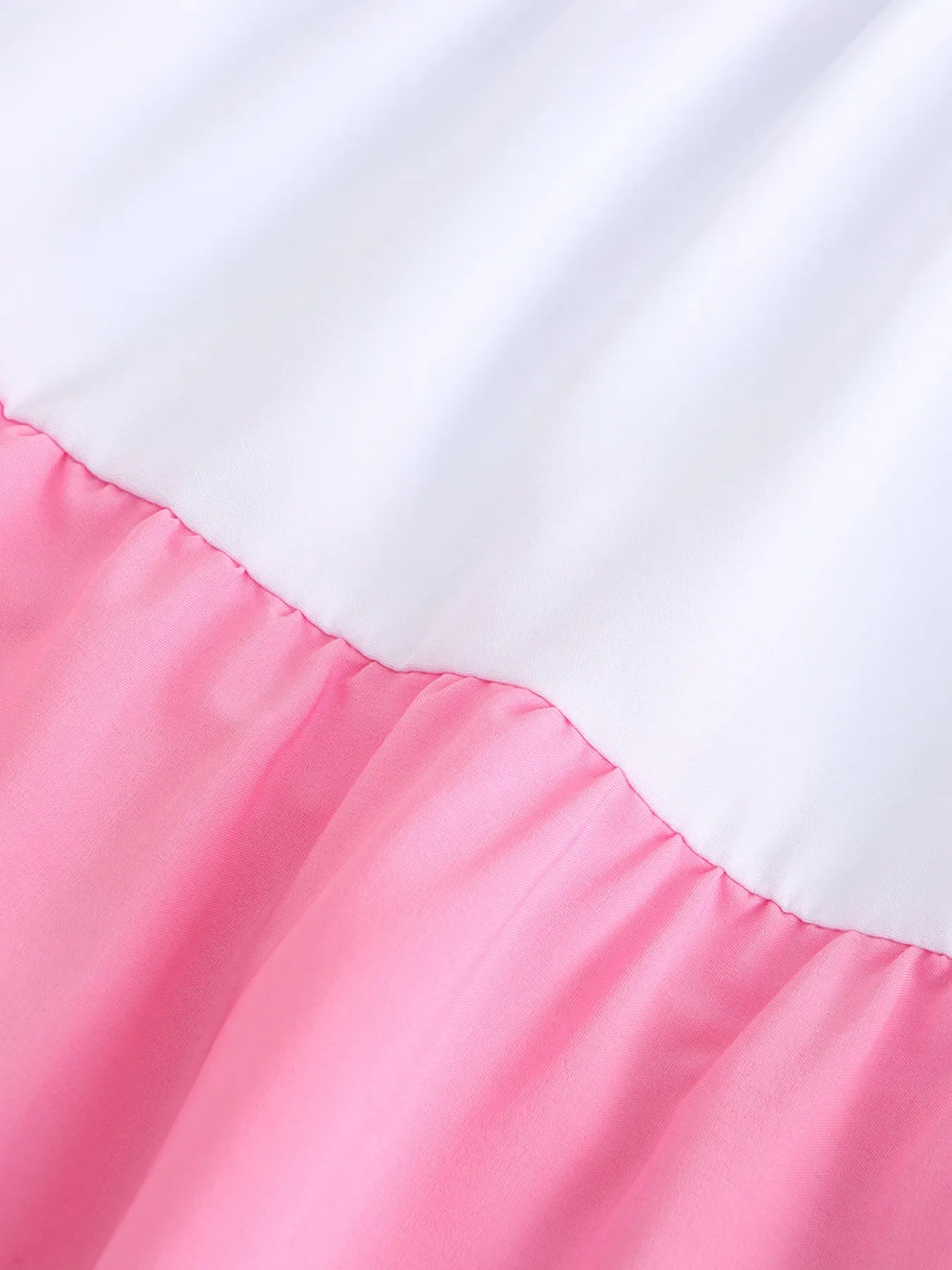 Full Size Color Block Tiered Ruffle Summer Dress Plus Size