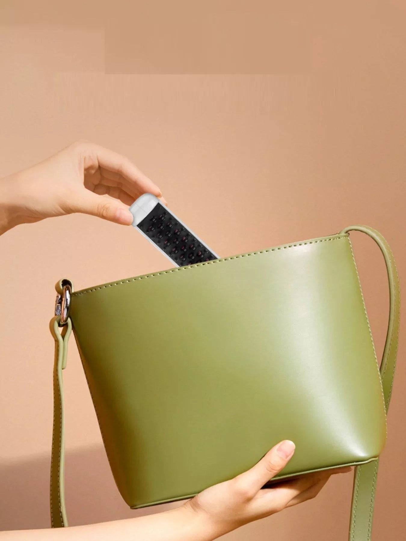 portable heated straightening comb - additional image