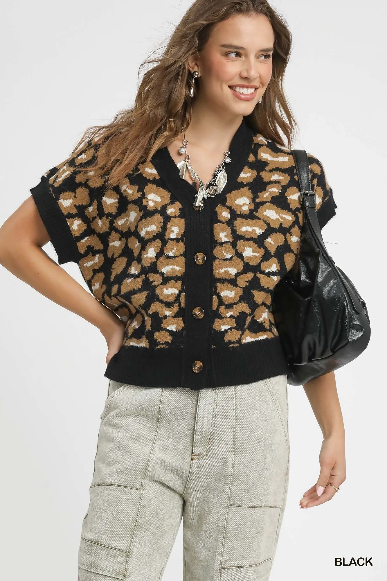 oversized outerwear jacket on a hanger