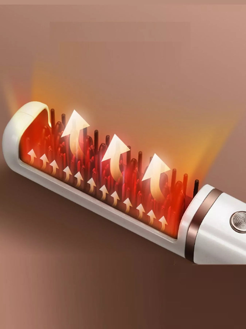 portable heated straightening comb - additional image