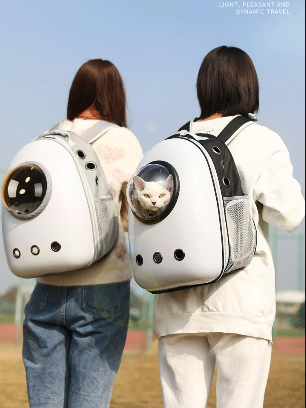 women's space capsule transparent pet carrier backpack - product detail
