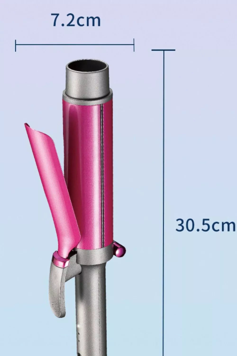 negative ions curling iron - alternate angle