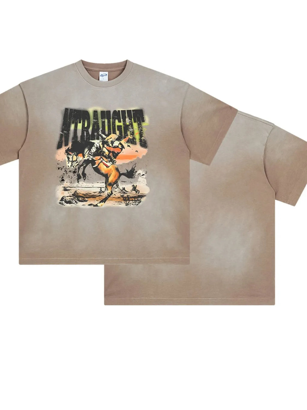 Men's Graphic Round Neck Half Sleeve T-Shirt