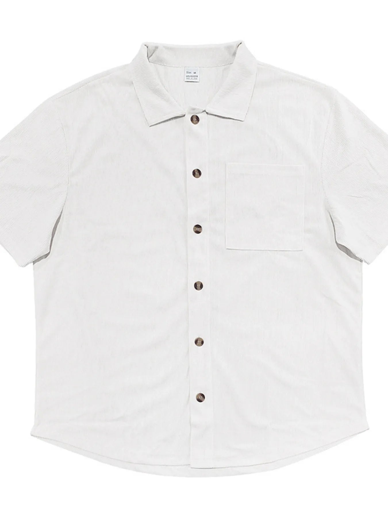 men's men's full size button up top and shorts set plus size - additional image