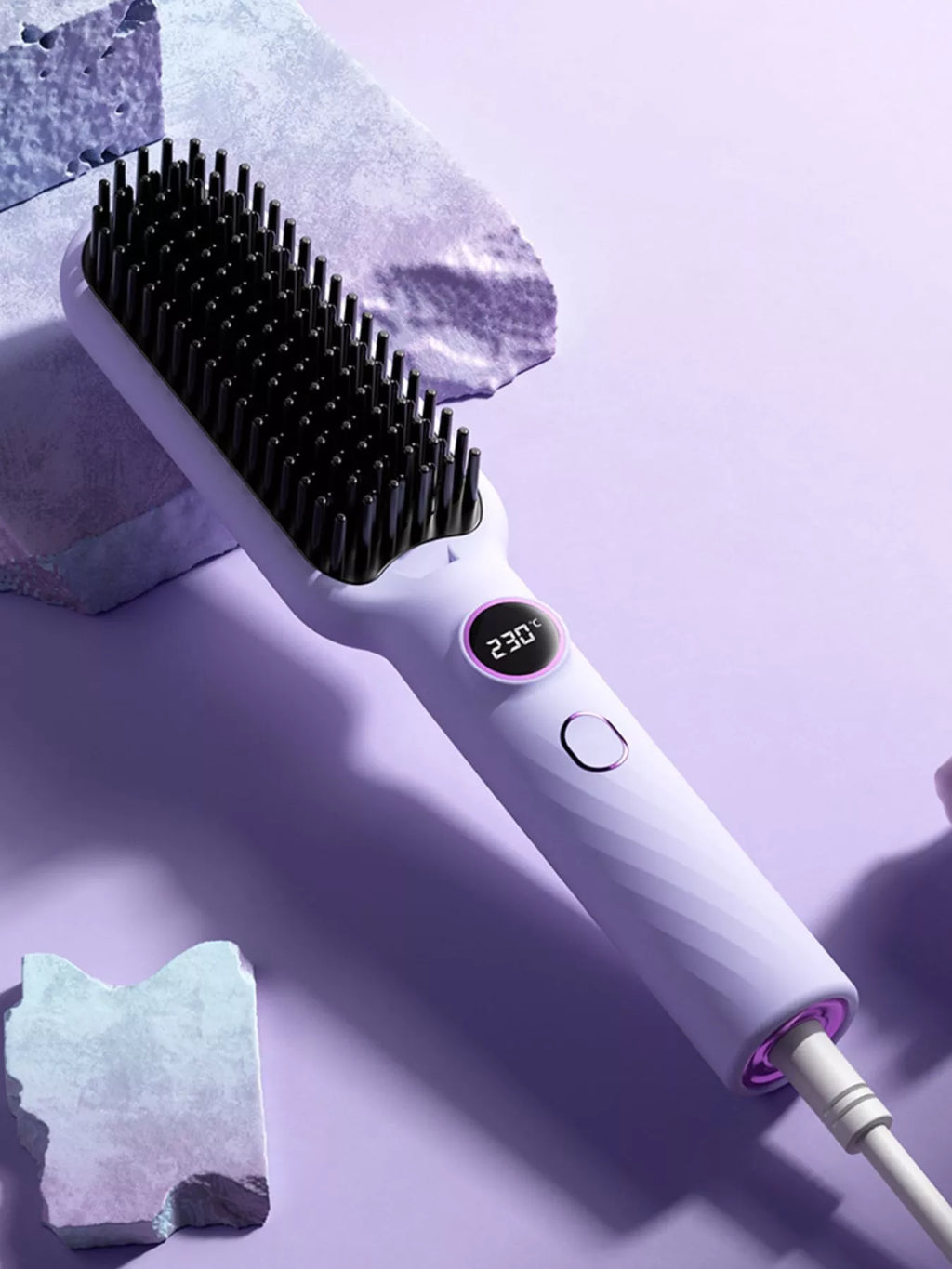 heating straightening comb - side view