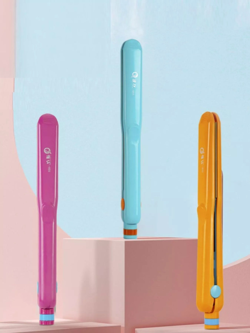 adjustable temperature hair straightener - lifestyle shot