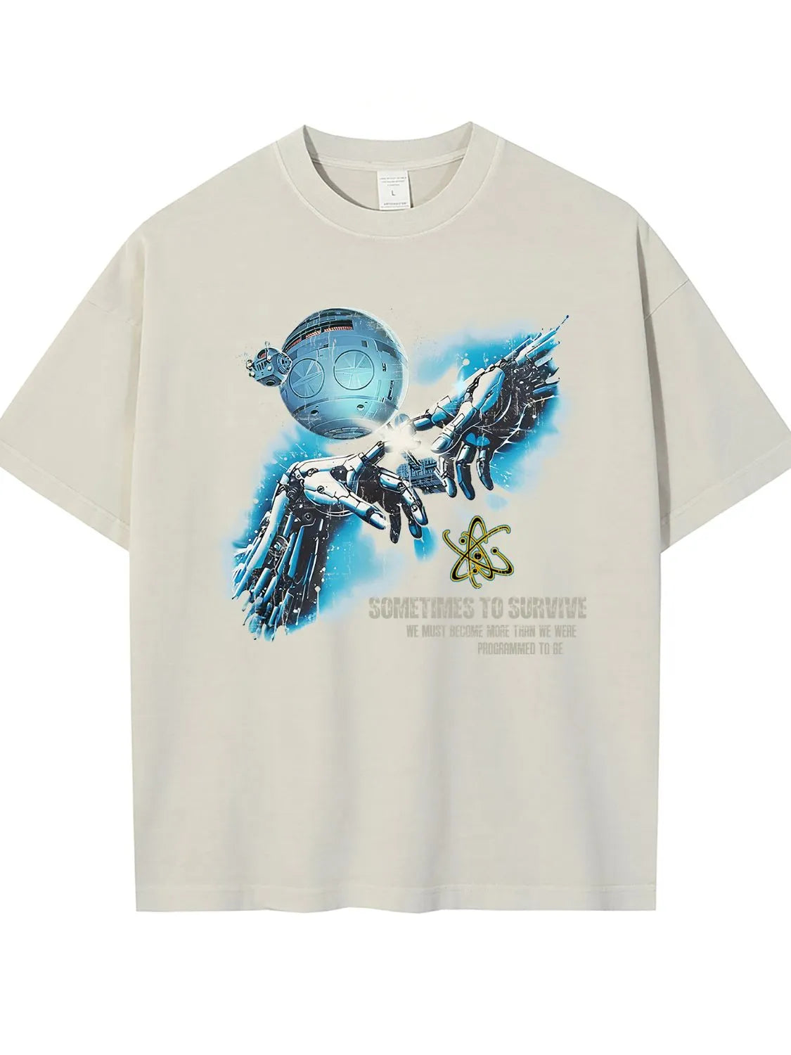 Men's Graphic Round Neck Half Sleeve T-Shirt