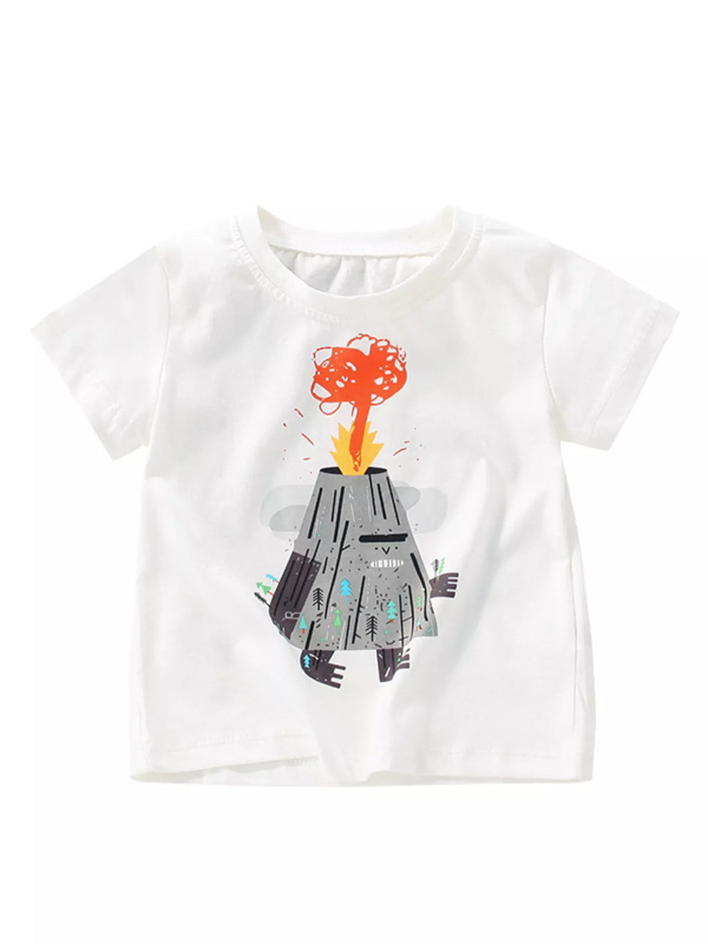women's children's volcano round neck short sleeve t-shirt - main product image