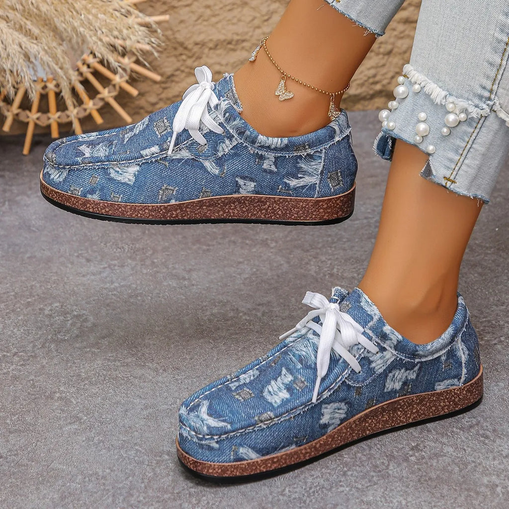 women's lace up platform sneakers - product showcase