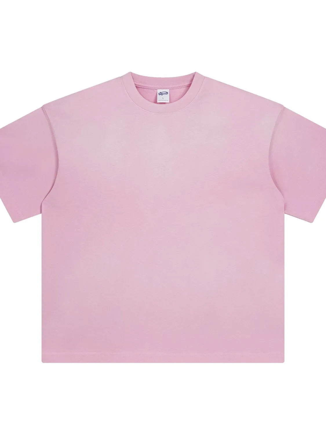 Men's Round Neck Half Sleeve T-Shirt Blush Pink
