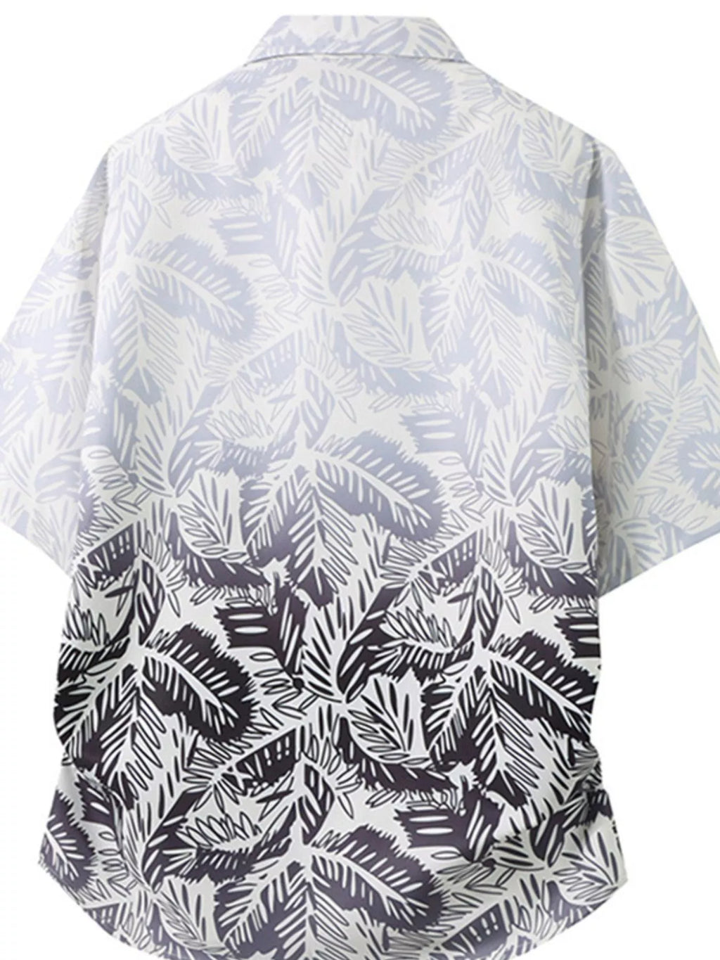 men's men's plus size tropical print short sleeve casual shirt - product detail