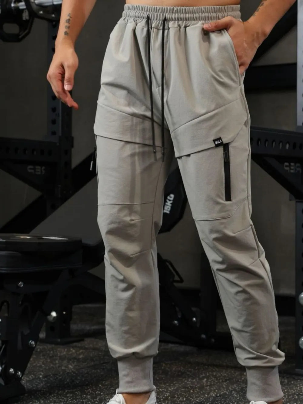men’s activewear — men's drawstring joggers with pockets