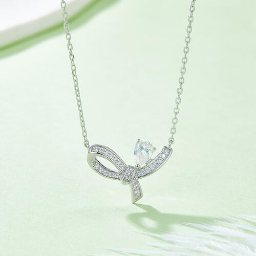 Moissanite 925 Sterling Silver Necklace Silver One Size