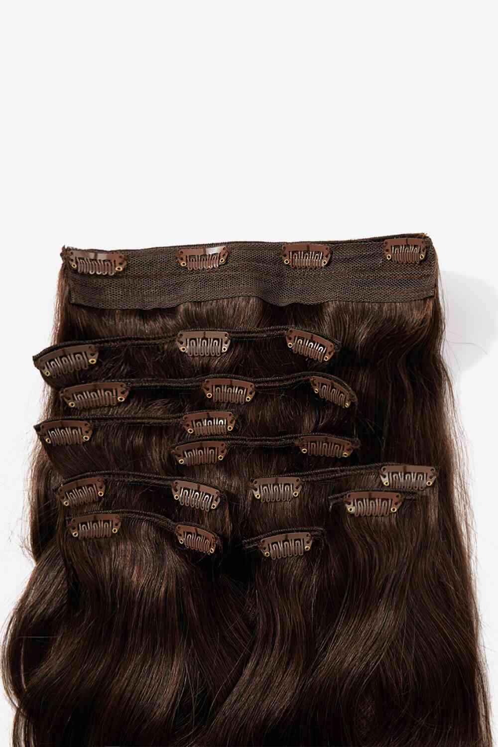 18" 200g #2 Natural Clip-in Hair Extension Human Hair