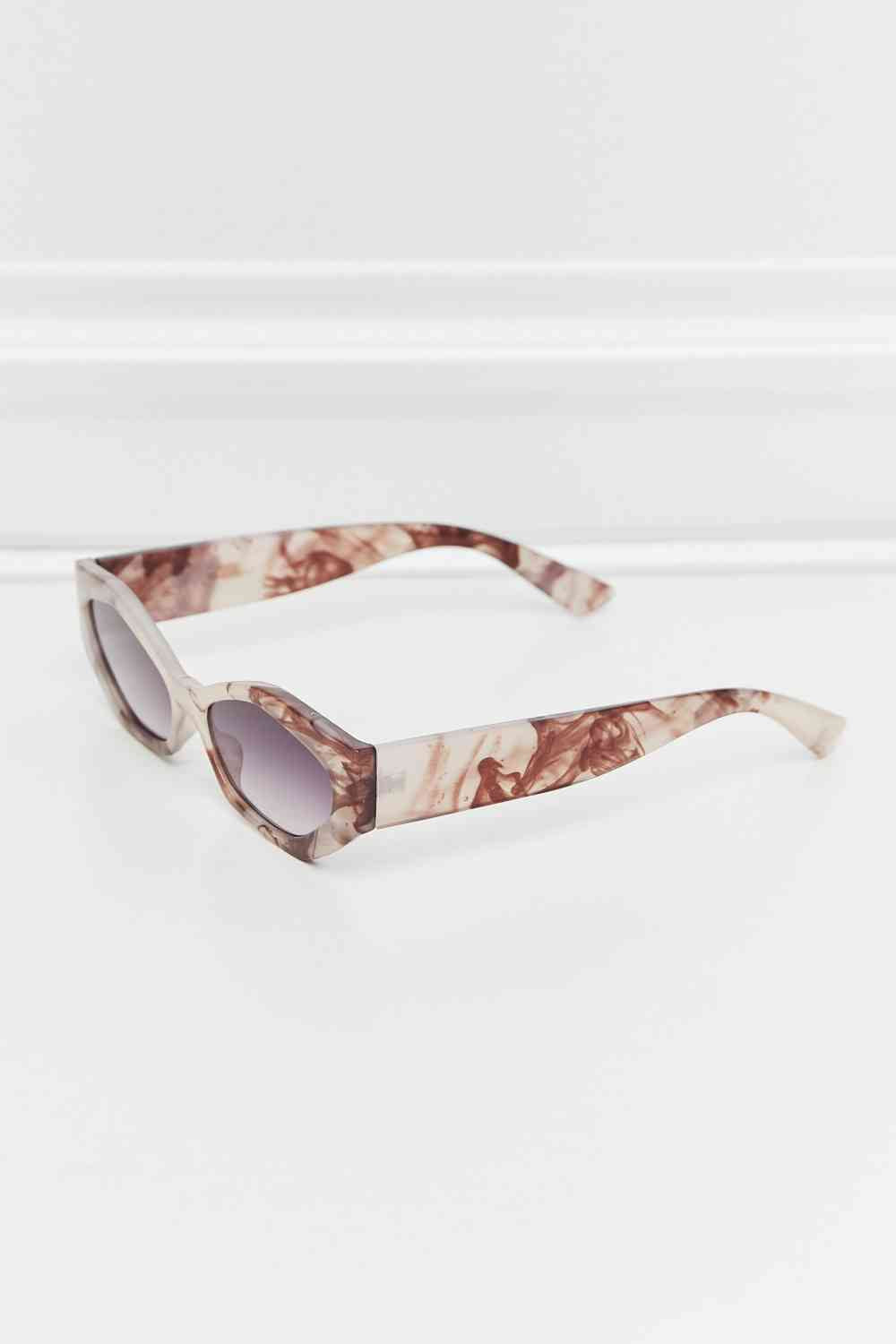 Polycarbonate Frame Wayfarer Sunglasses Mid Gray One Size