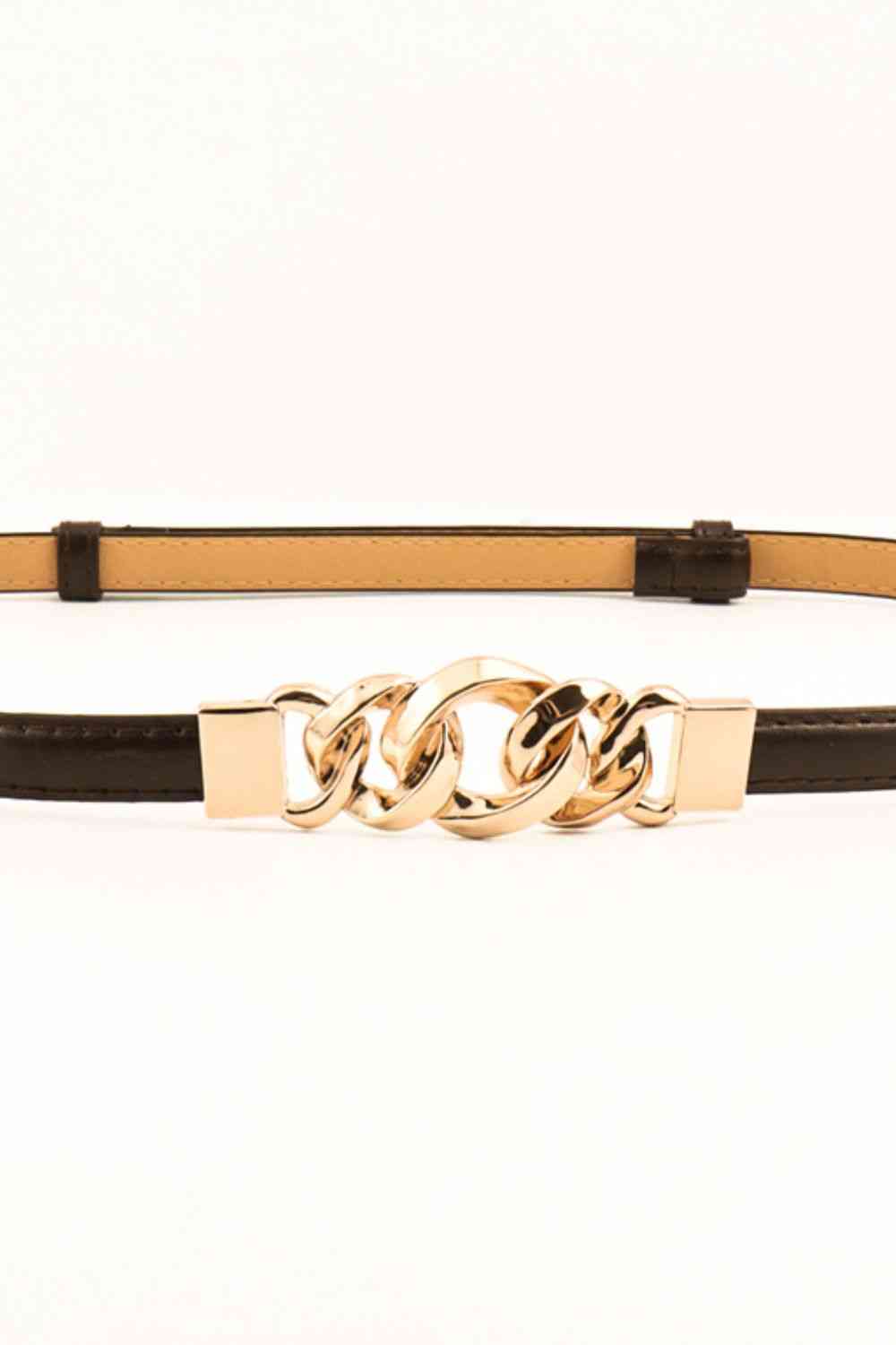 PU Skinny Belt